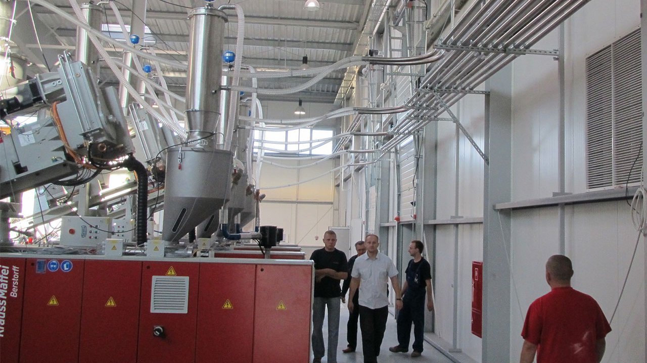 Materialförderung Profilextrusion | Extrusion Mischer Materialförderung Profilextrusion | Extrusion Mischer