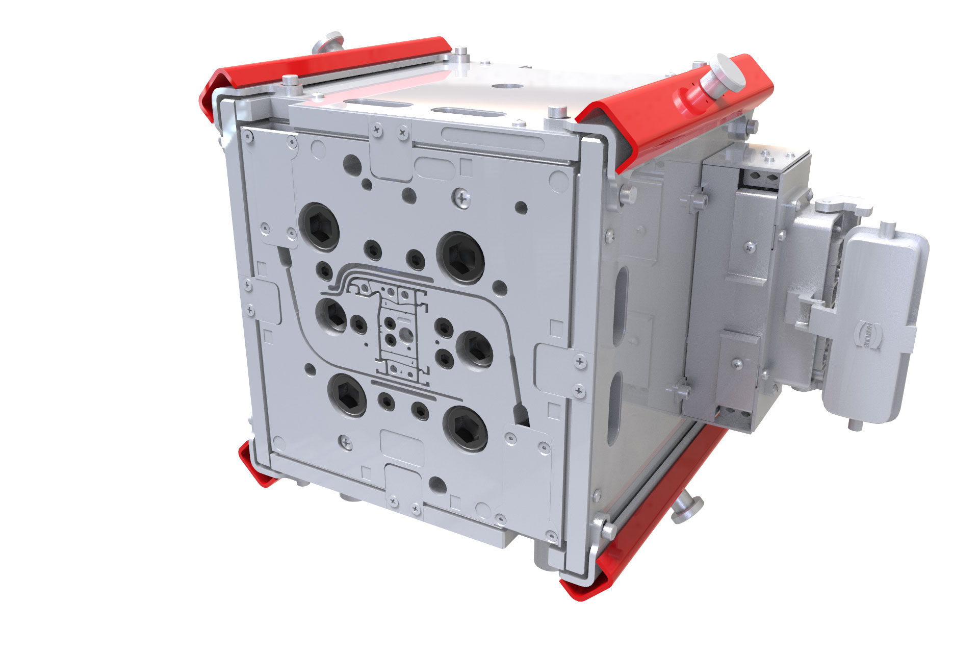 RED.TOOLING Düse mit Heizkäfig und Zentralstecker